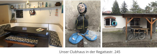 Unser Clubhaus in der Regattastr. 245